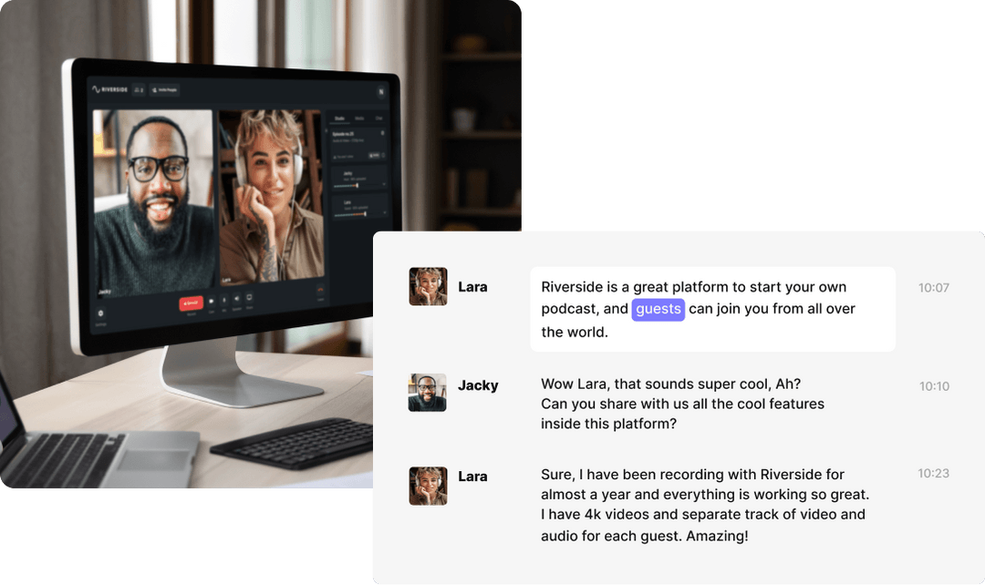 Audio Transcriber Fast Audio Transcription Riverside.fm